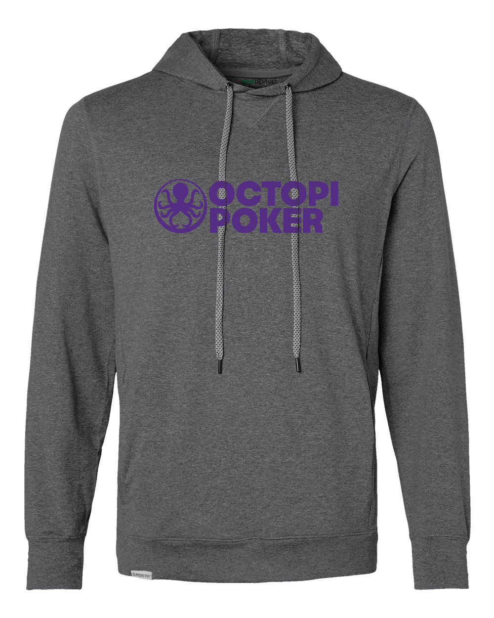 Octopi Light Pullover Hoodie - Gray