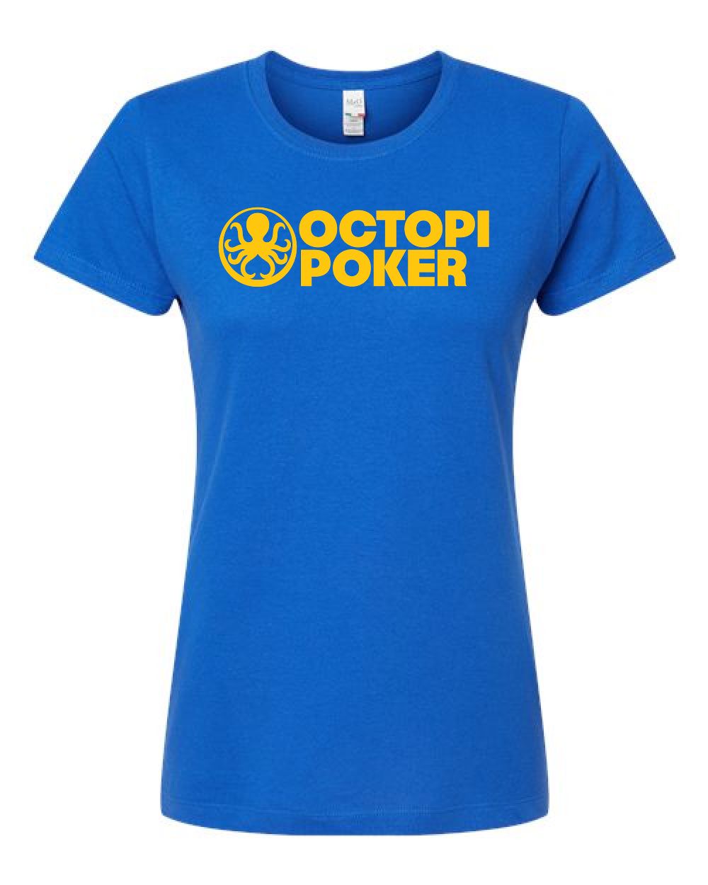 Women's Octopi T-Shirt - Royal Blue