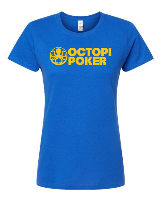 Women's Octopi T-Shirt - Royal Blue